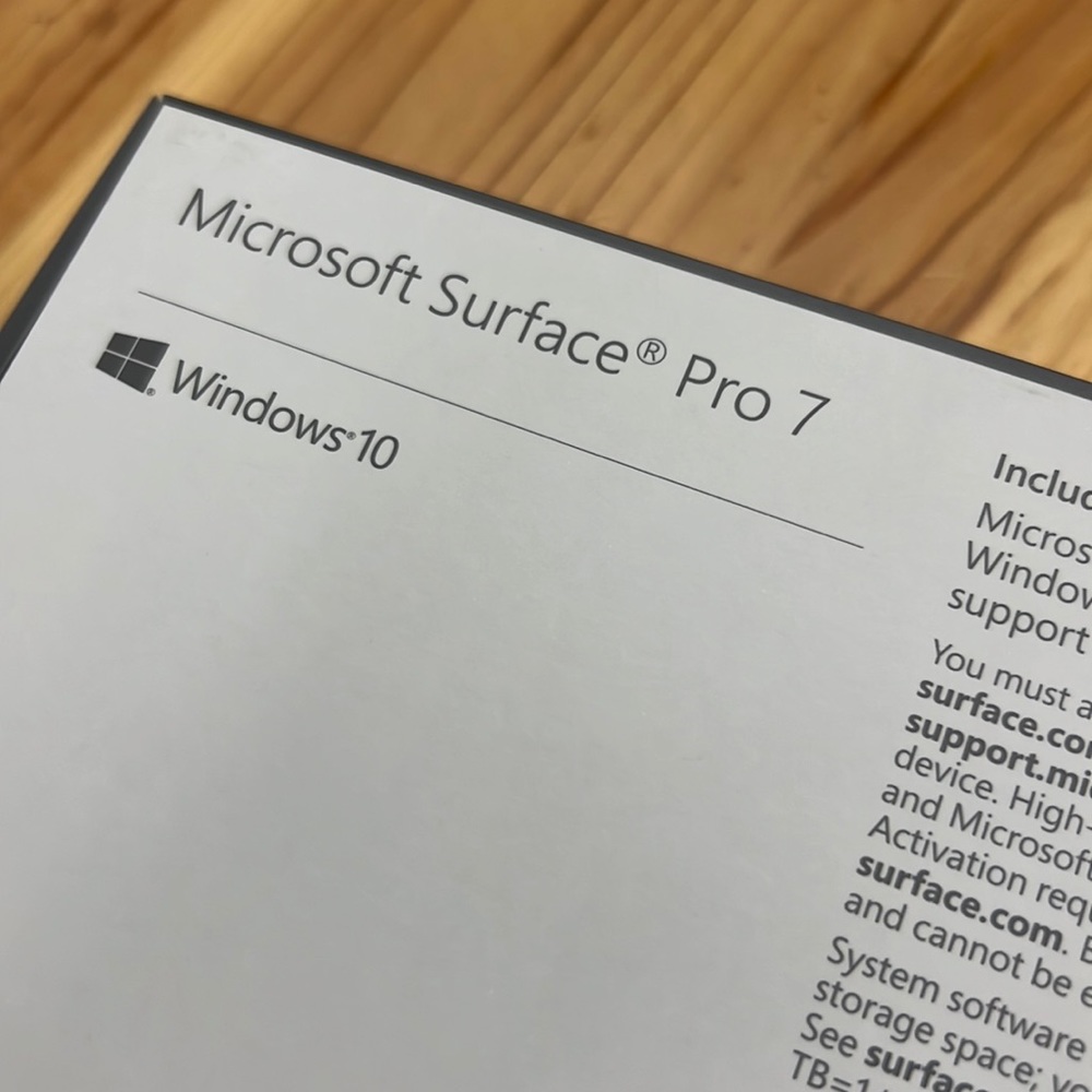 Microsoft surface pro 7